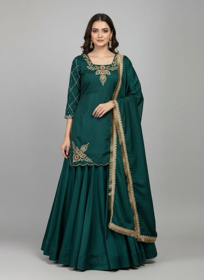 Arayna Women's Rayon Regular Fit Anarkali Kurti