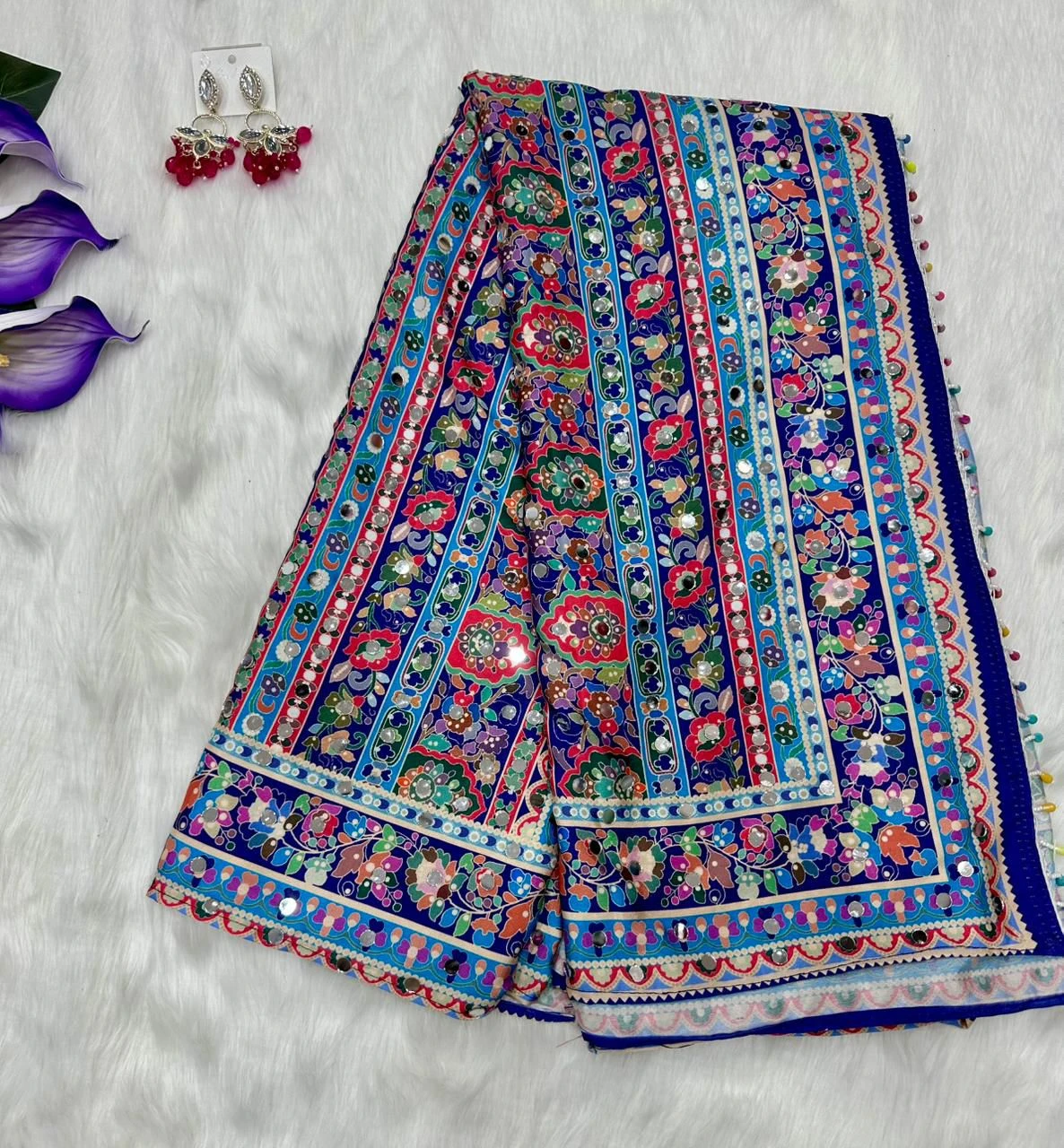Mirror Work Sarees
